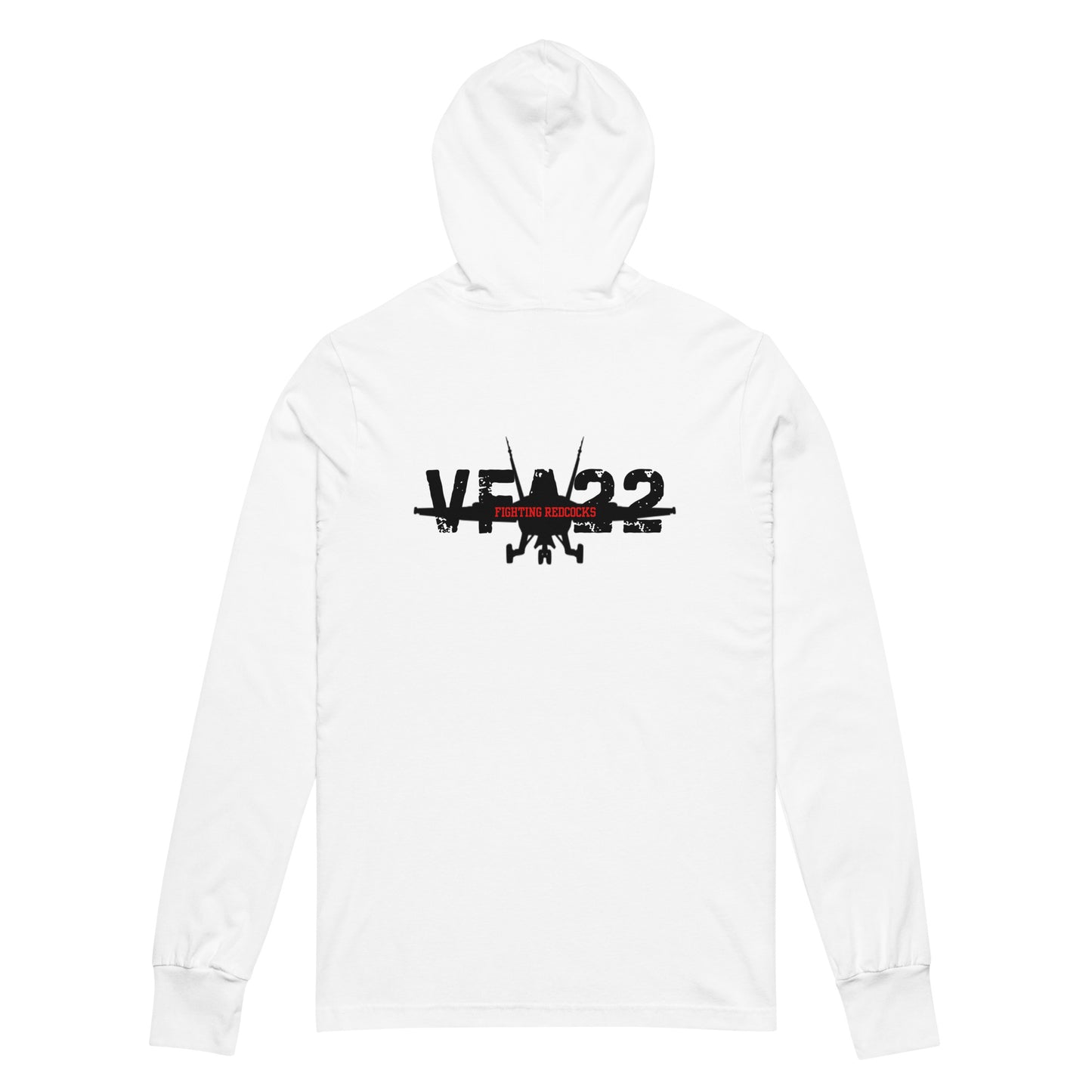 Hooded long-sleeve tee