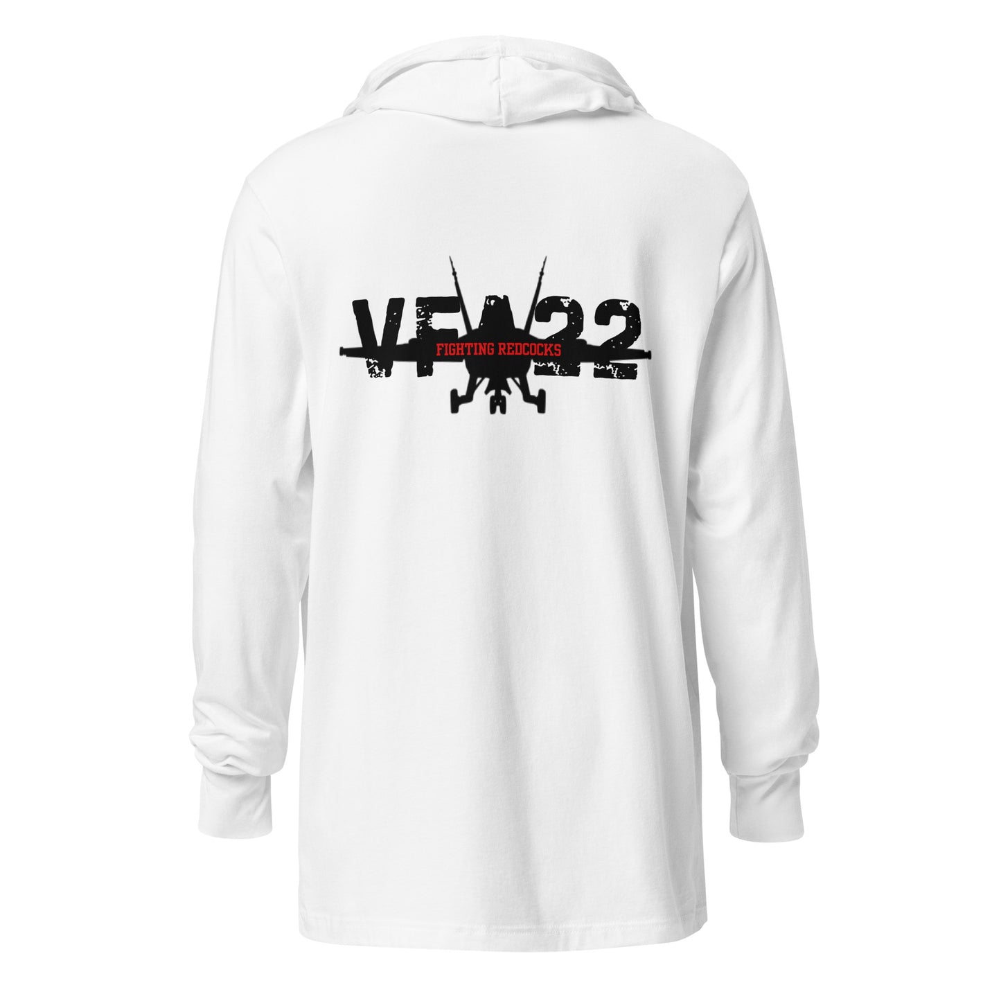 Hooded long-sleeve tee