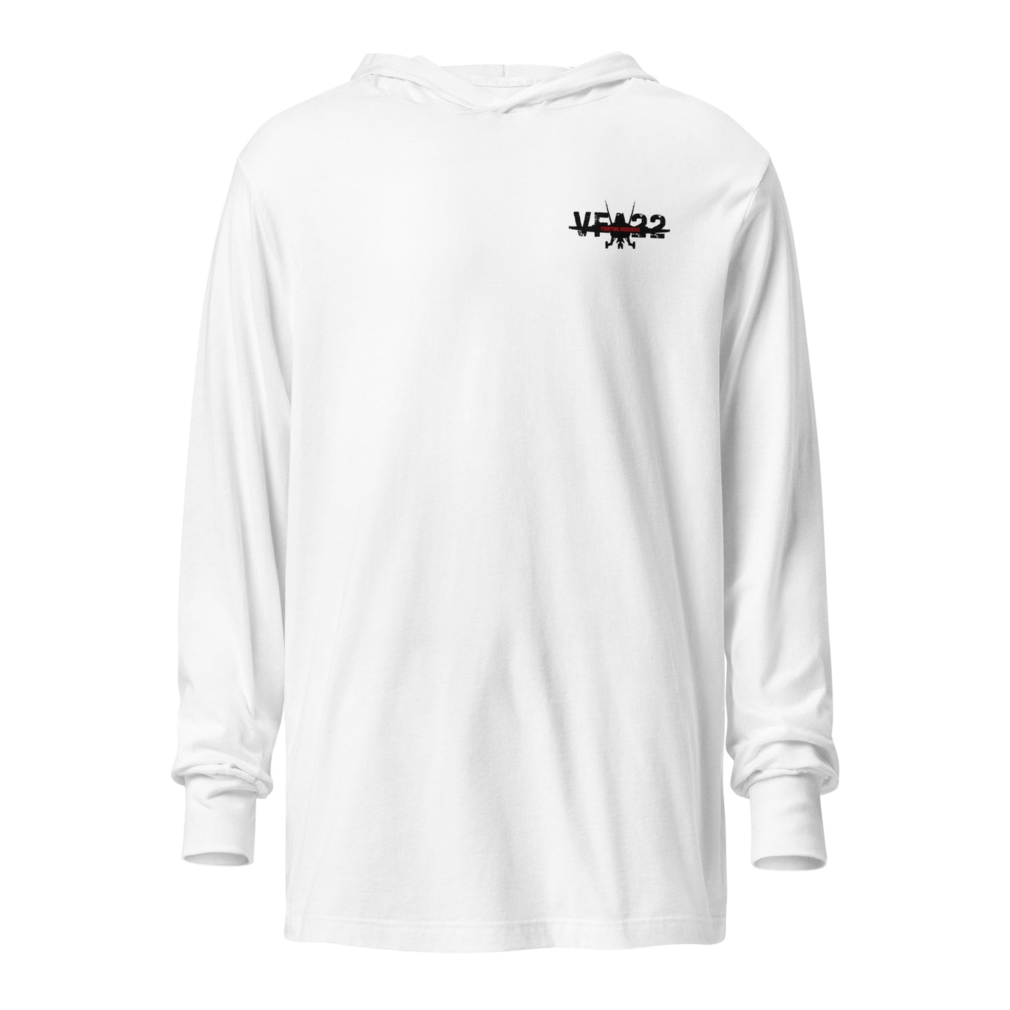 Hooded long-sleeve tee