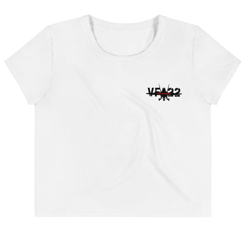 All-Over Print Crop Tee – unknown