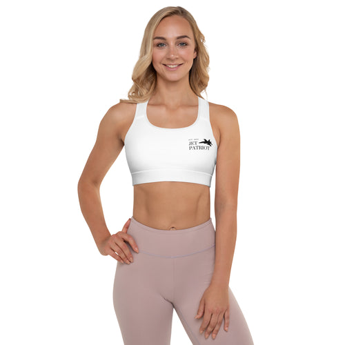 Padded Sports Bra – white