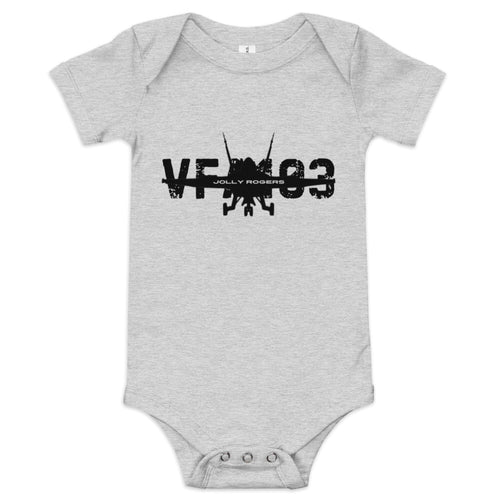 Baby short sleeve one piece – athletic heather