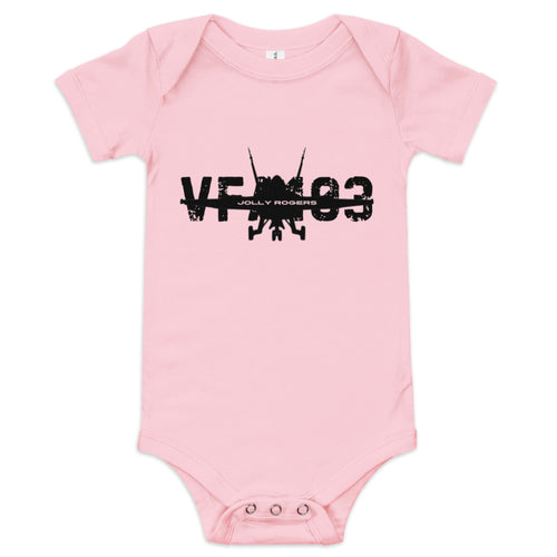 Baby short sleeve one piece – pink