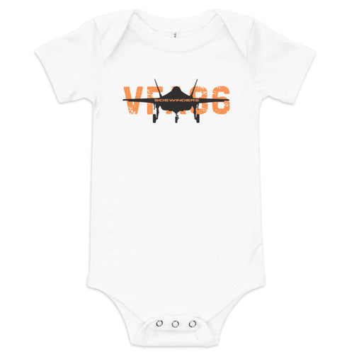 Baby short sleeve one piece – white