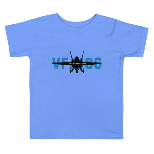 Toddler Short Sleeve Tee – heather columbia blue