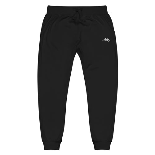 Fleece Jet Sweatpants – black
