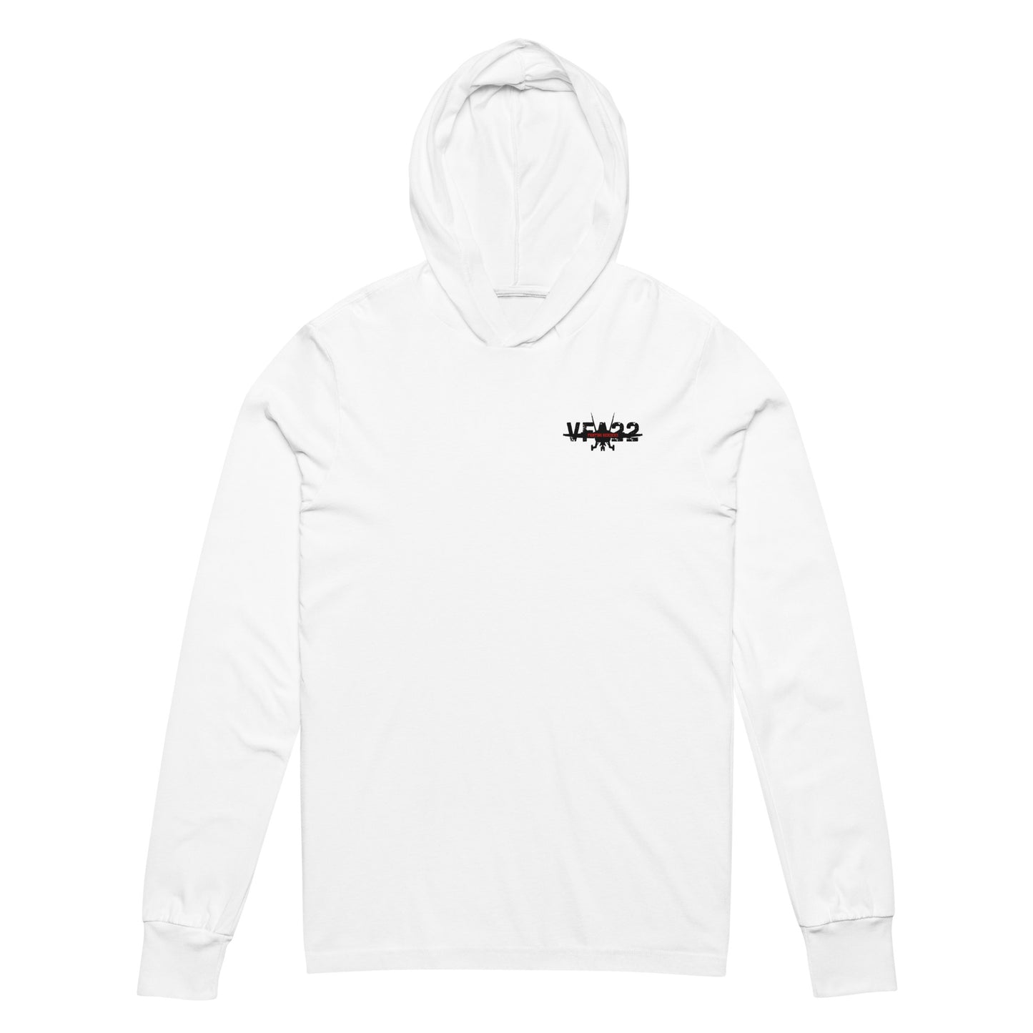 Hooded long-sleeve tee