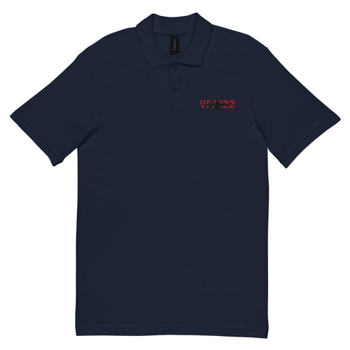 Unisex pique polo shirt – navy