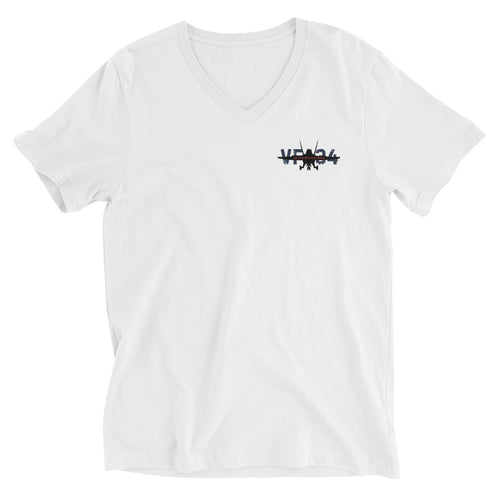 Unisex Short Sleeve V-Neck T-Shirt – unknown