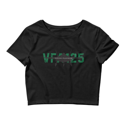 Women’s Crop Tee – black