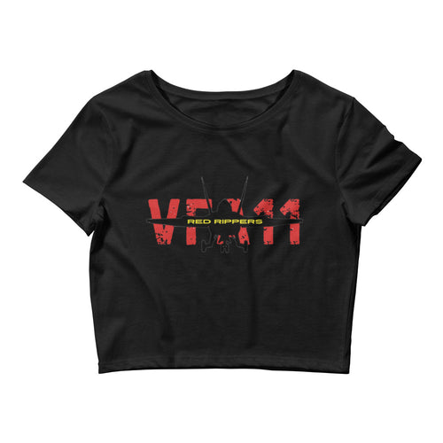 Women’s Crop Tee – black