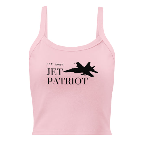 Women’s micro-rib tank top – solid pink blend