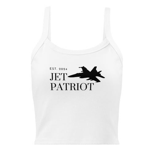 Women’s micro-rib tank top – solid white blend