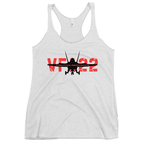 Women's Racerback Tank – heather white