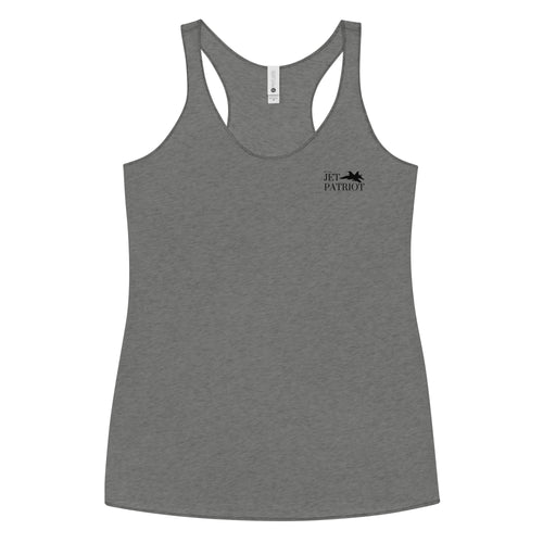 Jet Women's Racerback Tank – premium heather